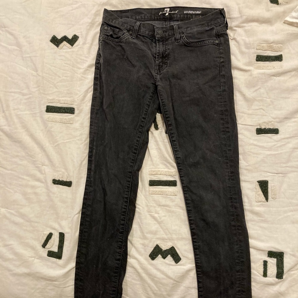 7forallmankind skinny jeans black